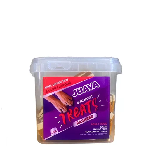 Juava Semi Moist Treats Bacon Rashers 1 Juava Semi Moist Treats Bacon Rashers 1