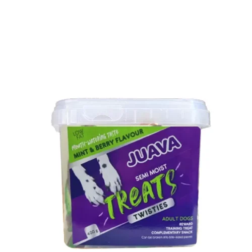 Juava Semi Moist Treats Mint and Berry 400g 1