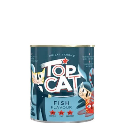 Top Cat Fish Flavoured Cat Food 425g 1